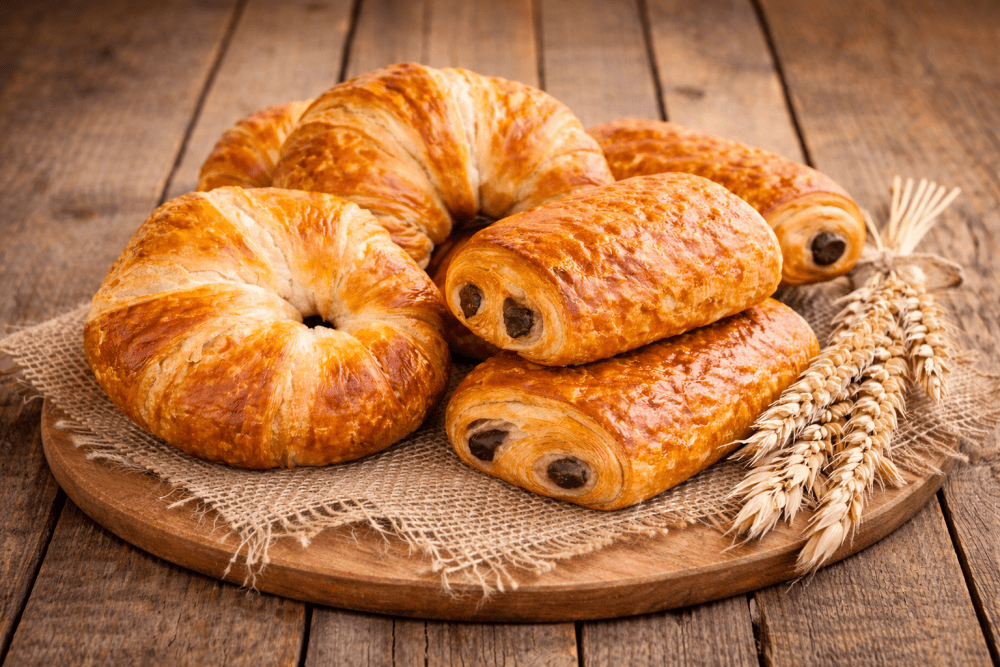 Viennoiseries disponibles aux boulangeries du soleil